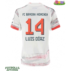 Bayern Munich Luis Diaz #14 Bortatröja Kvinnor 2025-26 Kortärmad